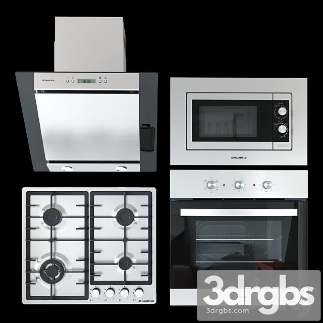 Kitchen Appliances Maunfeld 2 3D Model Free