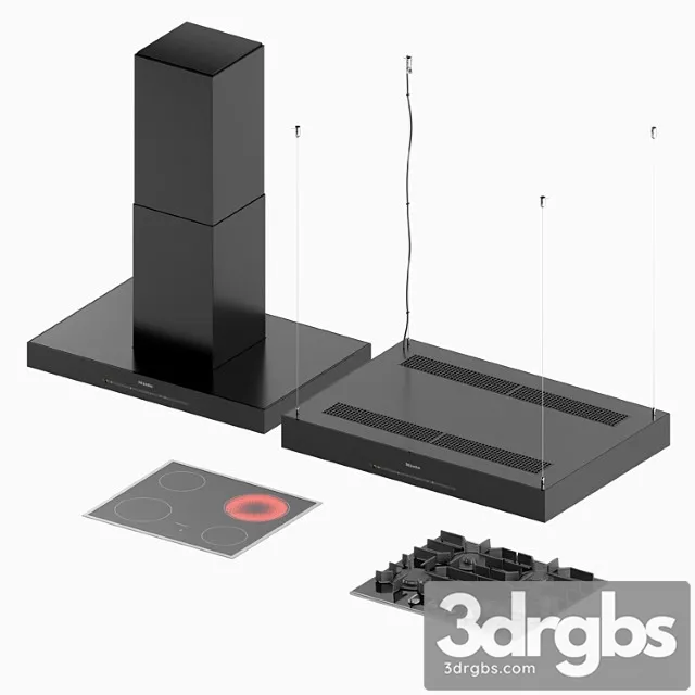 Kitchen appliances miele 2 3D Model Free