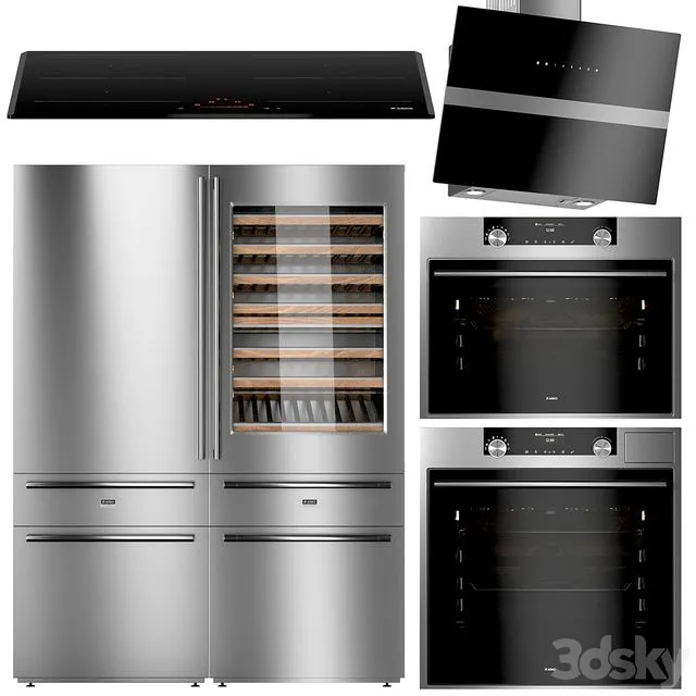 Kitchen appliances set ASKO 3 3D Model