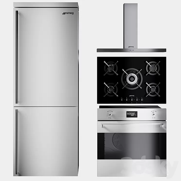 Kitchen Appliances Smeg Classic 3D Model
