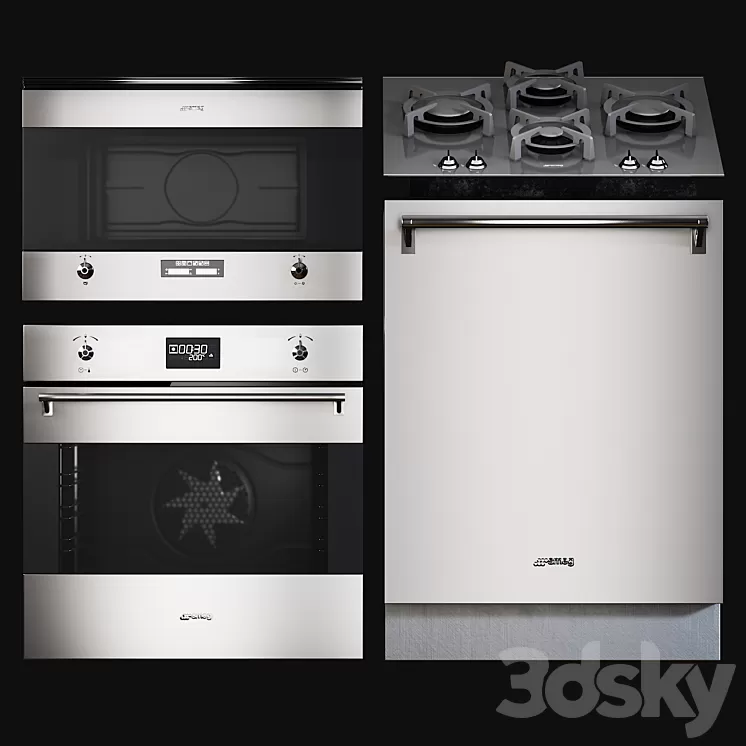 Kitchen Appliances Smeg Classic 3D Model