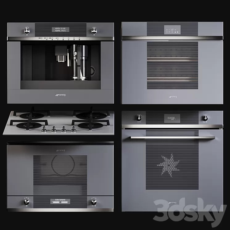 Kitchen Appliances Smeg Linea 3D Model