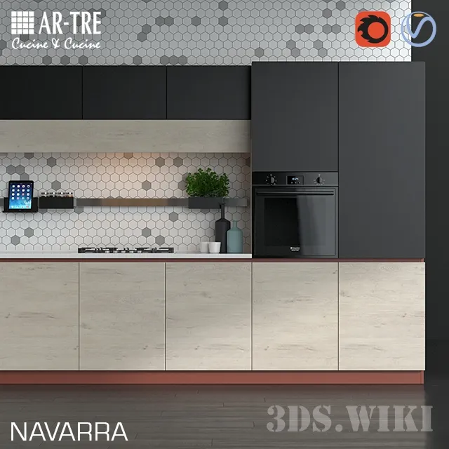 kitchen - AR-TRE Navarra kitchen 3D Model