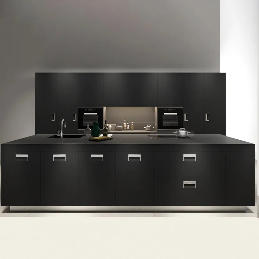 kitchen - Arclinea italia black armour 3D Model