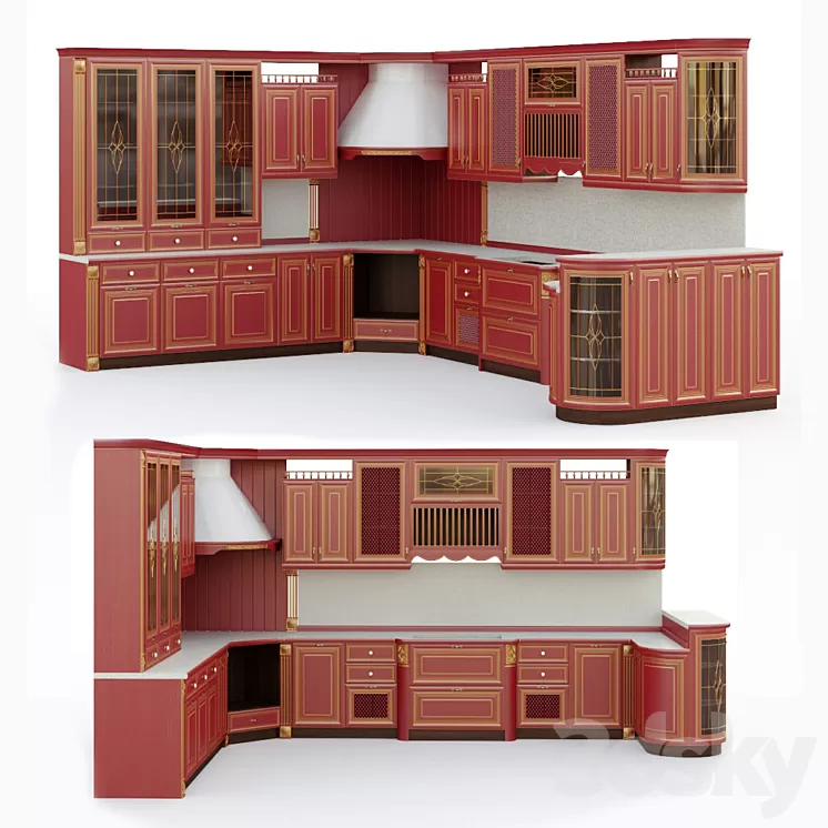 Kitchen area 3D Model