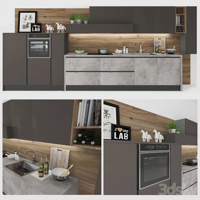 Kitchen Arredo-3 Kali5 3D Model