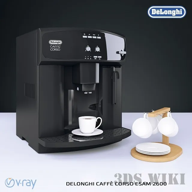kitchen - Automatic coffee machine ESAM 2600 Caffe Corso 3D Model