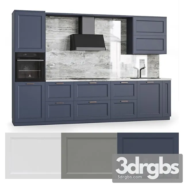 Kitchen axtad (106 modules) 3D Model Free