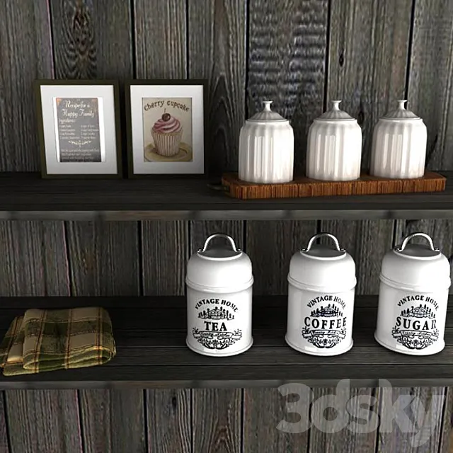 kitchen banks 3DModel