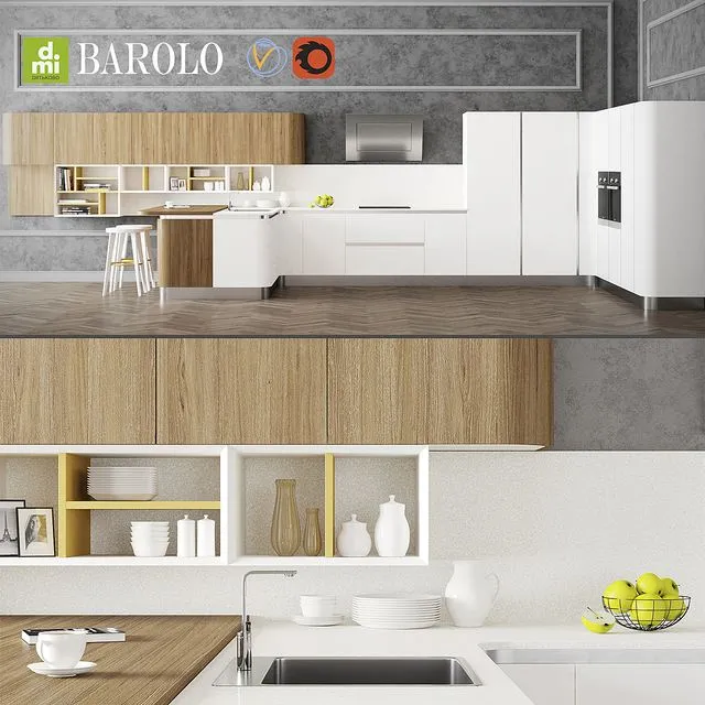 Kitchen Barolo DMI 3D Model