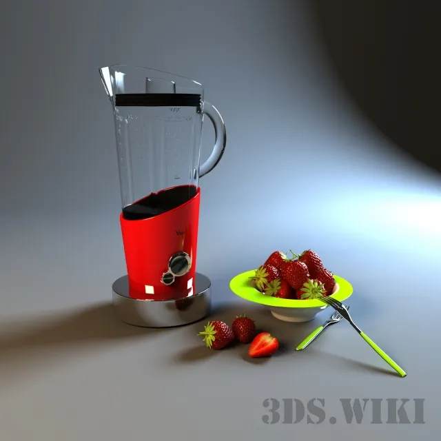 kitchen - Blender Bugatti VELA 3D Model