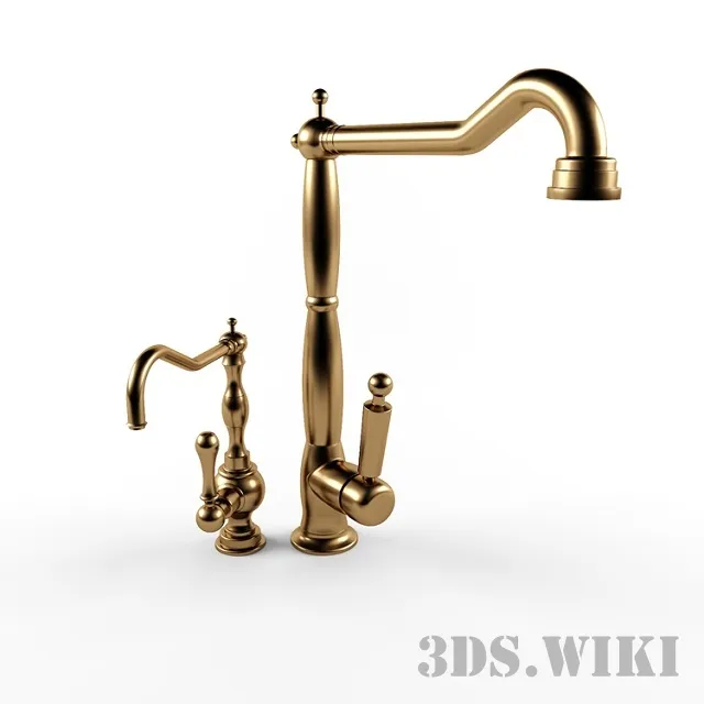 kitchen - Bronze mixer Emmevi Laguna 3D Model