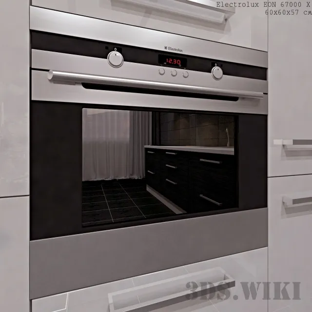kitchen - Built-in oven Electrolux EOB 6697 X 3D Model