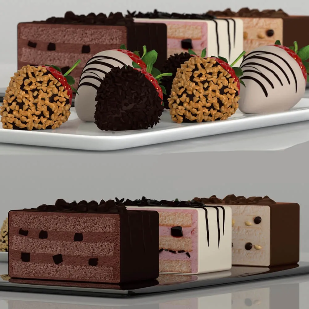 kitchen - Cakes 3D Model