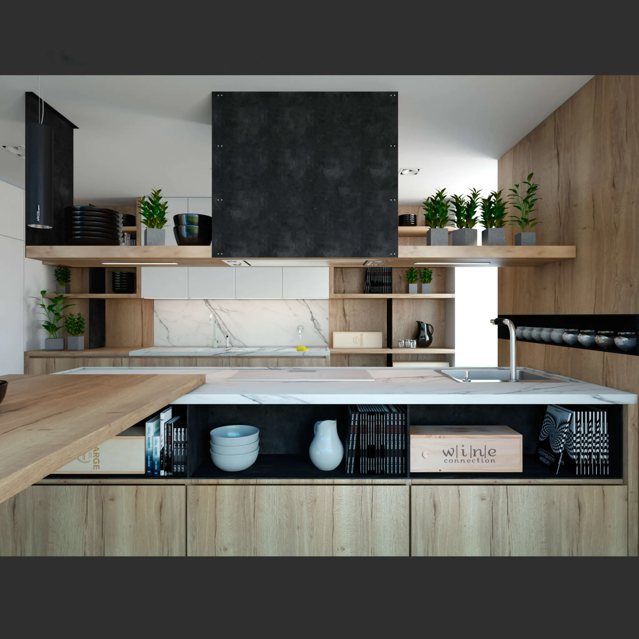 kitchen - Castagna Cucine Natura 3D Model