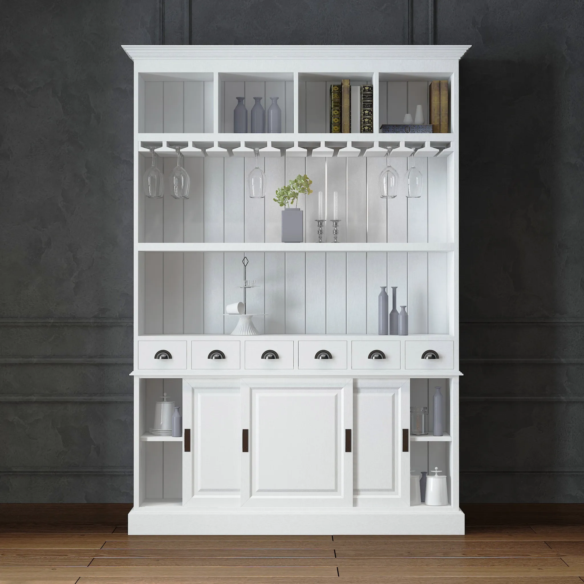 kitchen - Chablis wine cabinet 3D Model