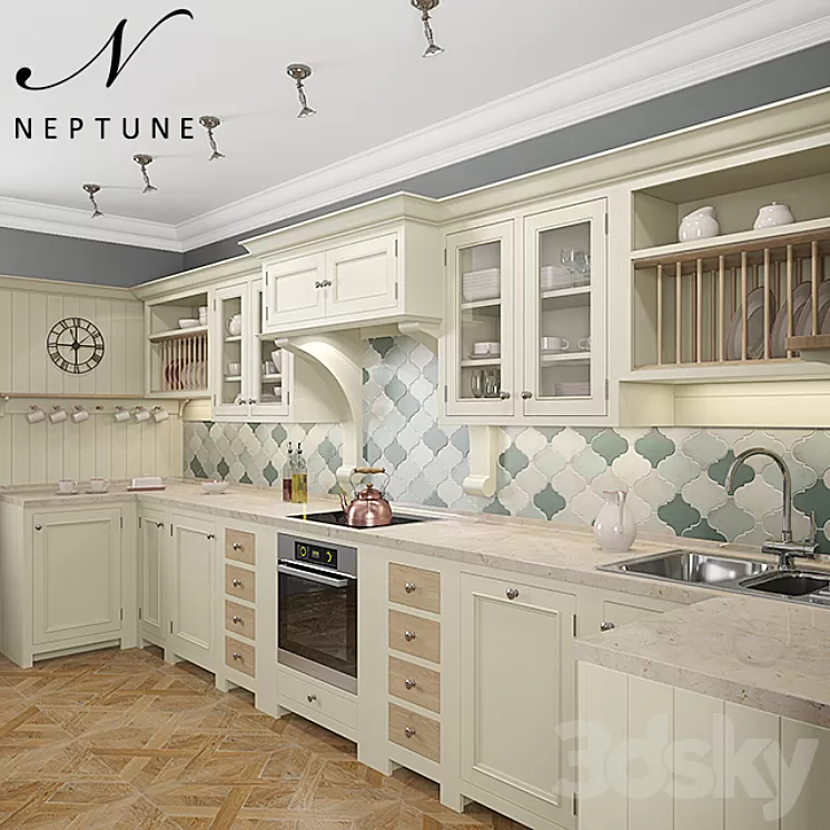 kitchen Chichester manufacturer Neptune 3D Model