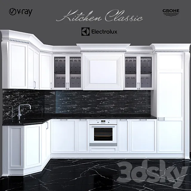 Kitchen classic 3D Model