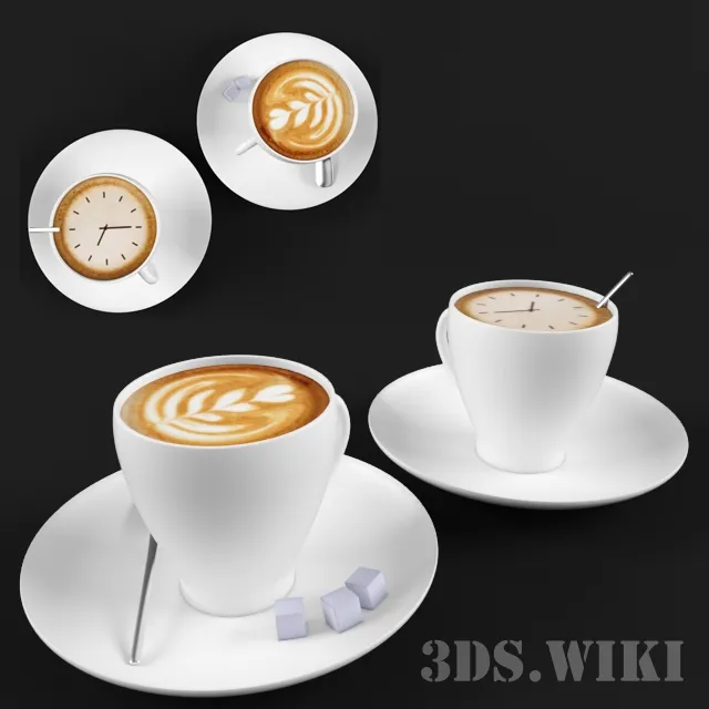 kitchen - Coffee Cups - Dishes 3D Model