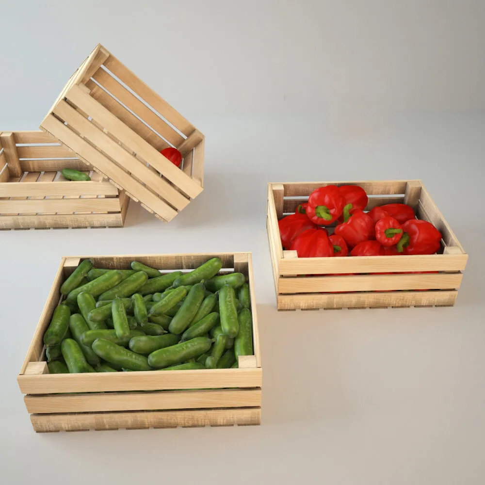 kitchen - Collection of vegetables 005 3D Model