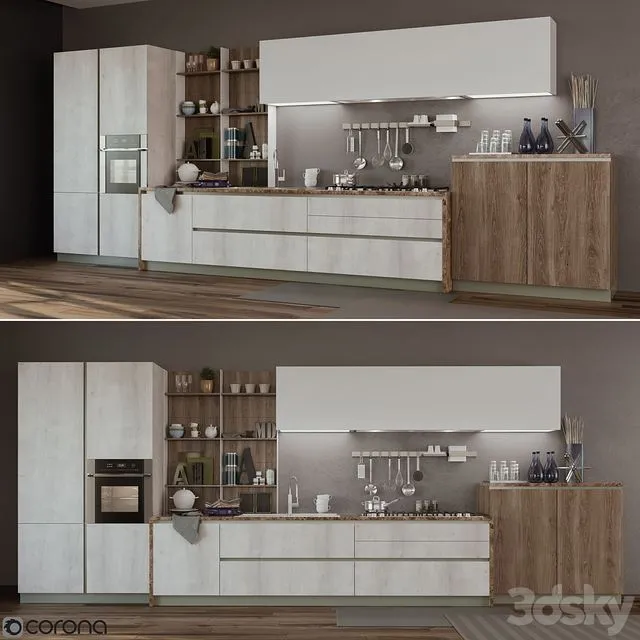 Kitchen Cucine Stosa Infinity 3D Model