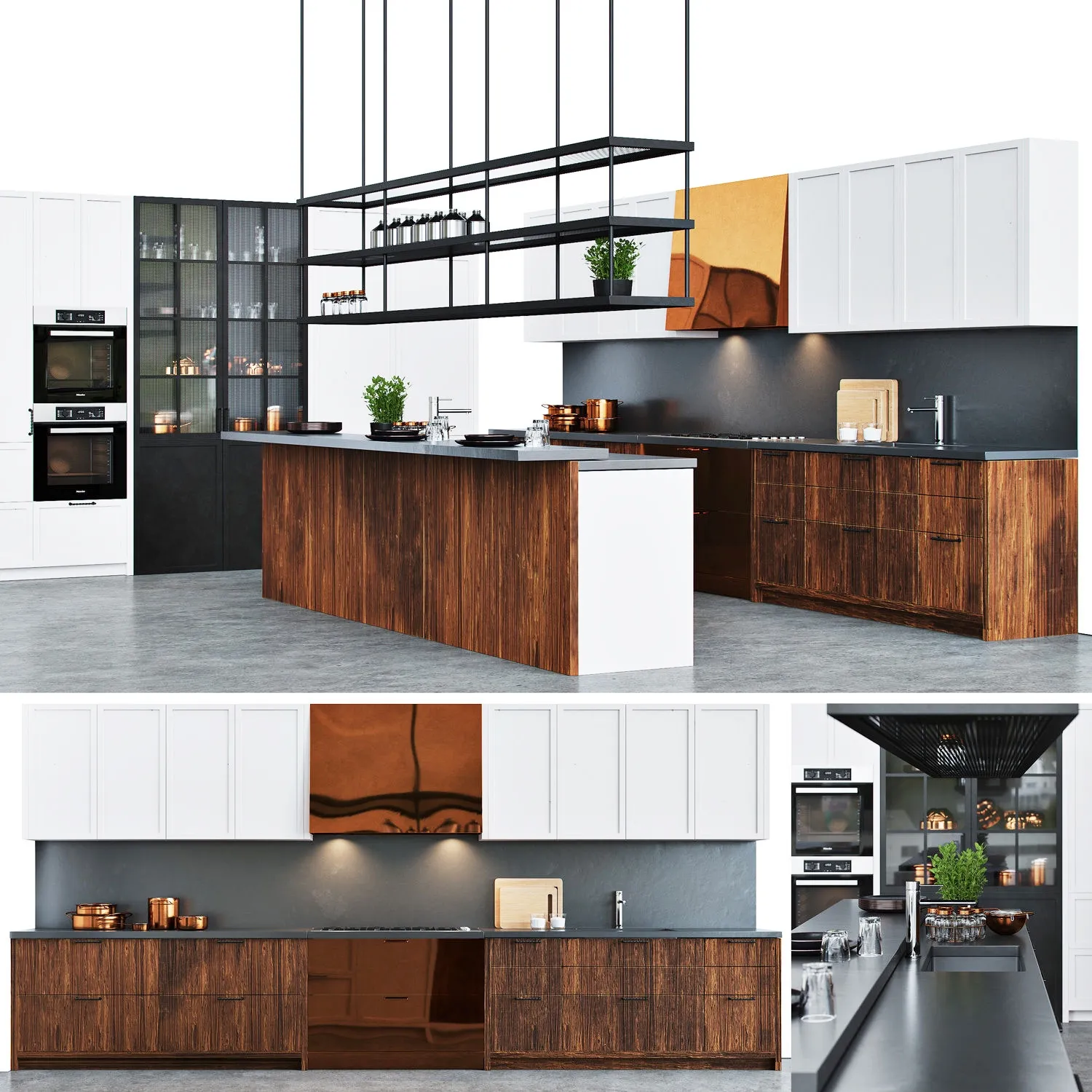 kitchen - Cuisine Aster CUCINE FACTORY 3D Model
