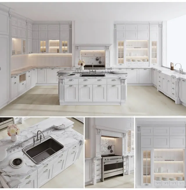 kitchen - Cuisine Aster Opera 2 3D Model