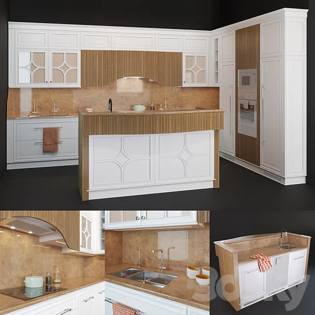 Kitchen Dama Prestige 3D Model