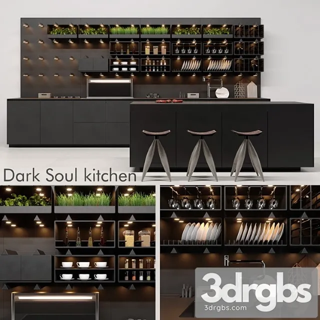Kitchen dark soul 3D Model Free