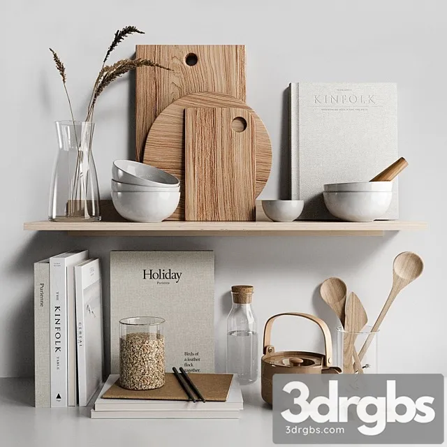 Kitchen Decor 002 3D Model Free