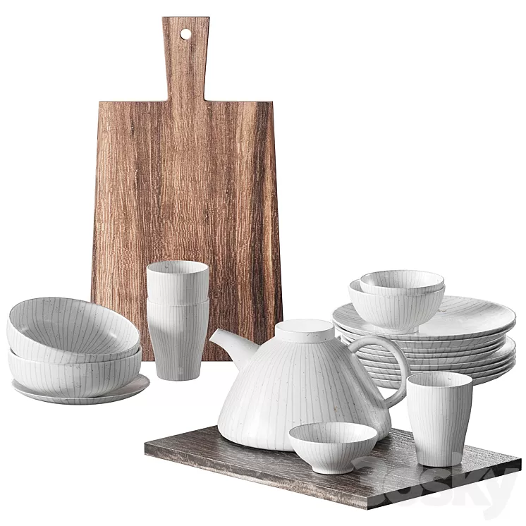 kitchen decor 1 3D Model Free