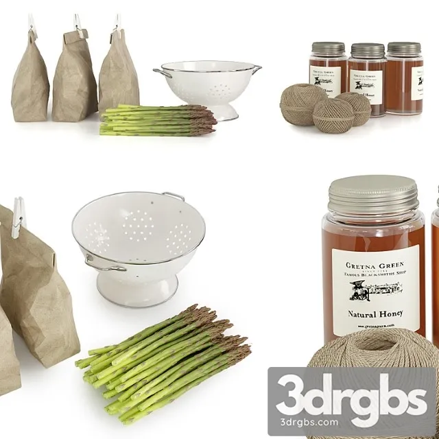 Kitchen decor 1 5 3D Model Free