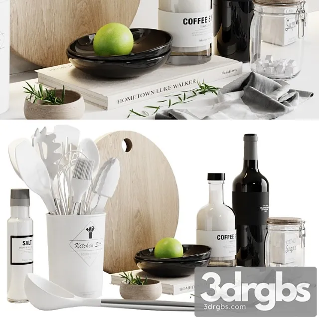 Kitchen Decor 13 2 3D Model Free