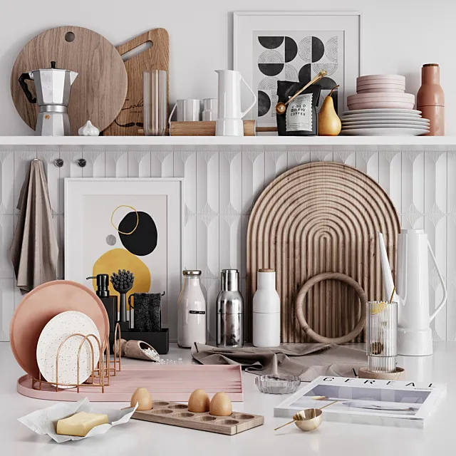 Kitchen decor 2 3D Model