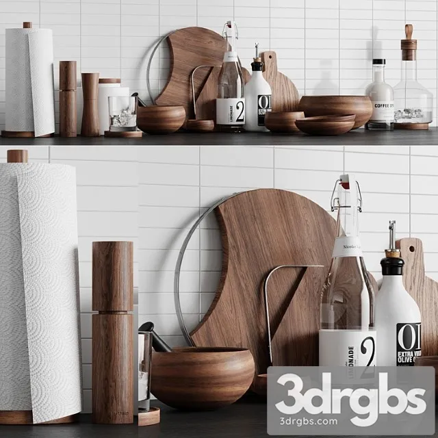 Kitchen decor 2 5 3D Model Free