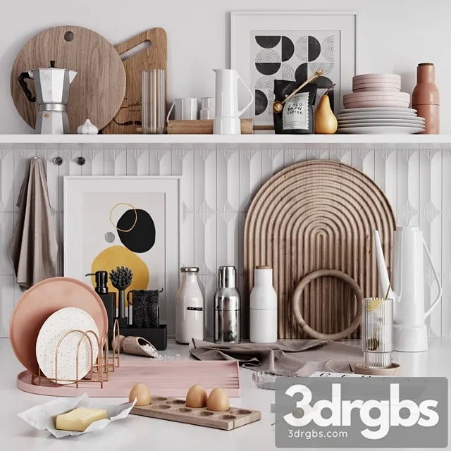 Kitchen Decor 22 3D Model Free