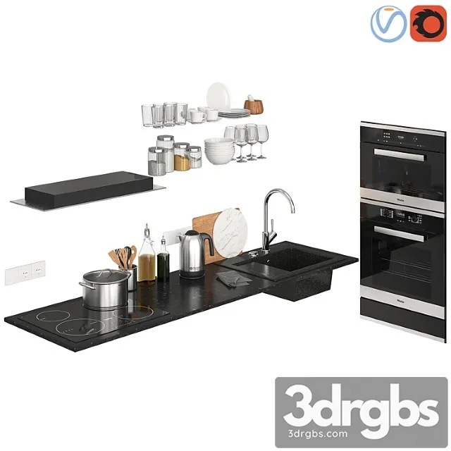 Kitchen decor 53 3D Model Free