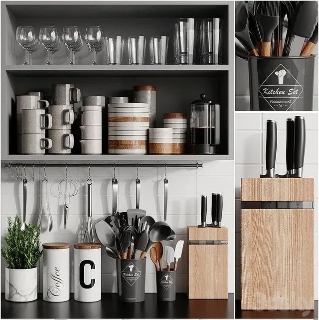 Kitchen decor 7 3D Model