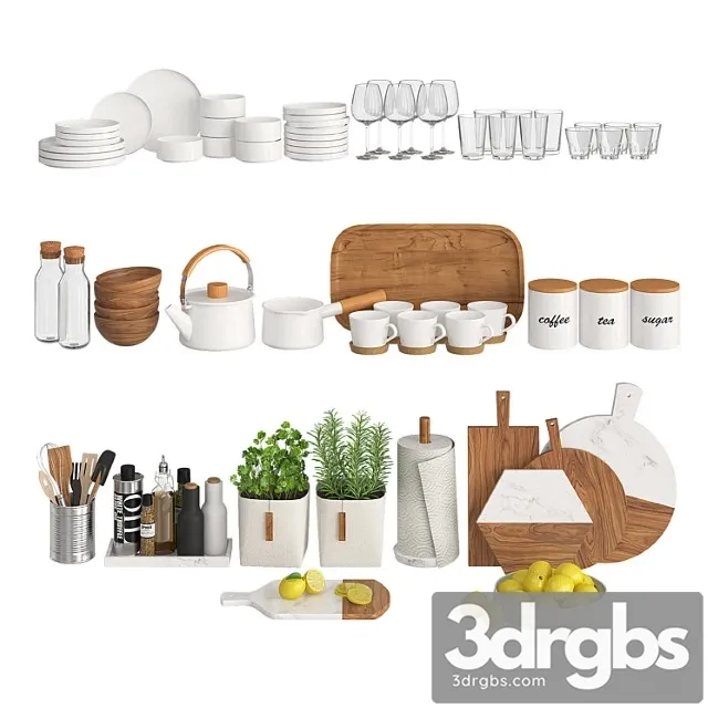 Kitchen decor - light 3D Model Free