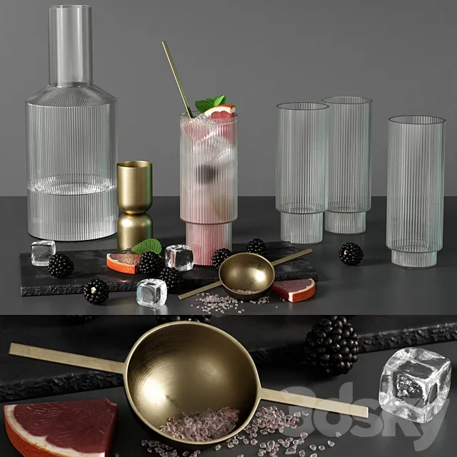 kitchen decor set 07 Free Download