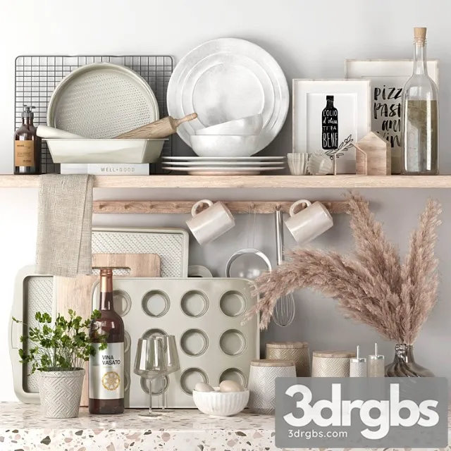 Kitchen decorative set - 05 Free Download