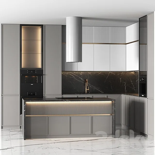 Kitchen Design 08 3D Model