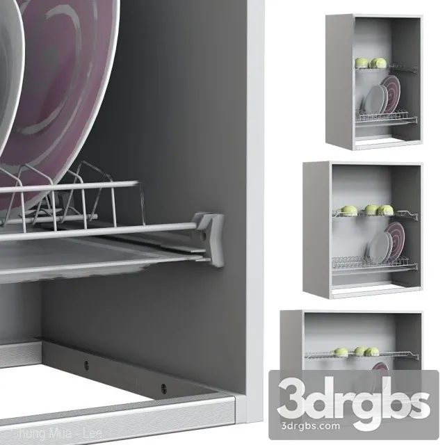 Kitchen Dish Rack 3D Model Free