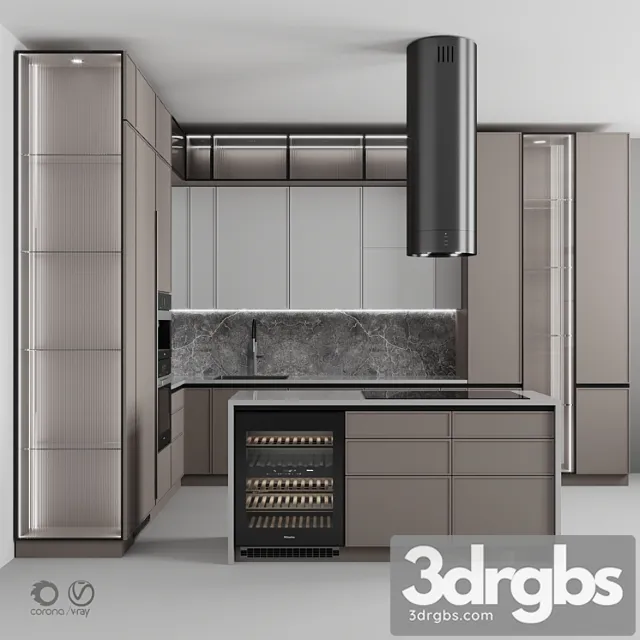 Kitchen №113 3D Model Free