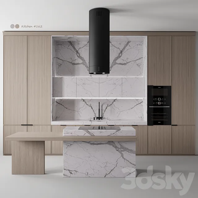 Kitchen №162 3D Model