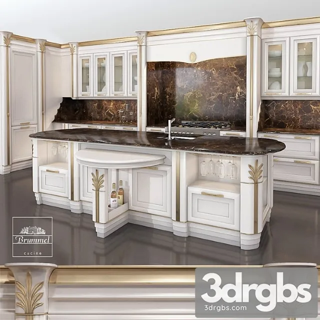 Kitchen Ego Ot Brumel 3D Model Free