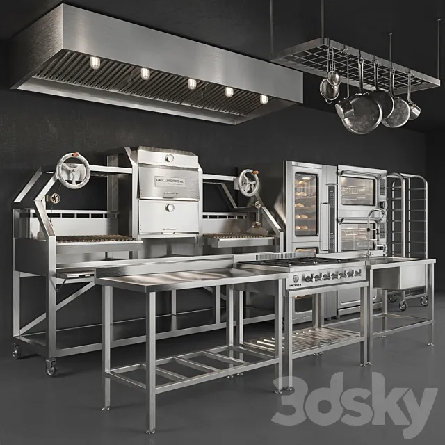 Kitchen Equipment 3DModel