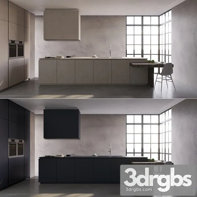 Kitchen ernestomeda obliqua 3D Model Free