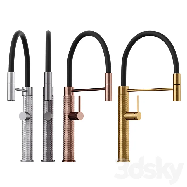 Kitchen faucet Foster Mixer Tap Skin 3D Model