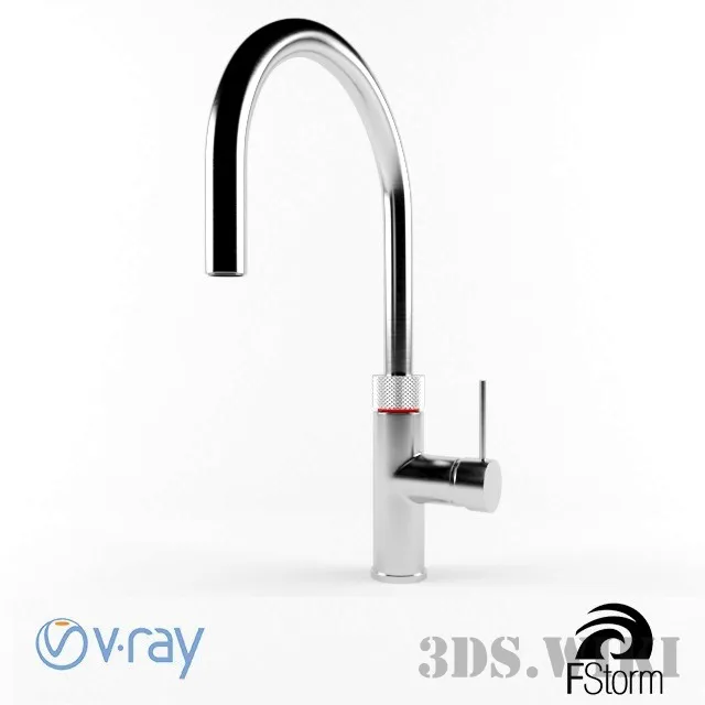 kitchen - Faucet Quooker Flex Faucets 3D Model